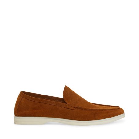 Loafers Steve Madden Larken Gamuza Hombre Marrones | ES XS4906